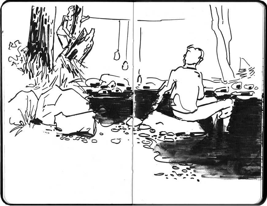 Baggage claim area in Porto